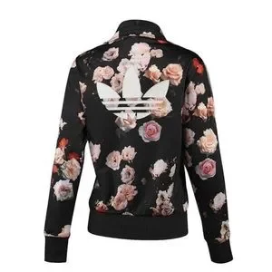 adidas Jackets Coats Adidas Originals Firebird Track Top Floral Roses Jacket Xs Poshmark